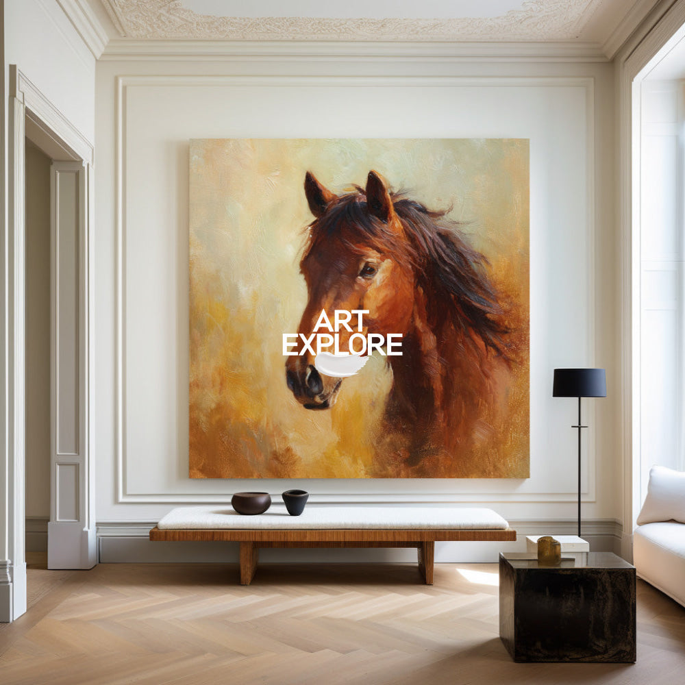 Brown Horse Art #ANH71