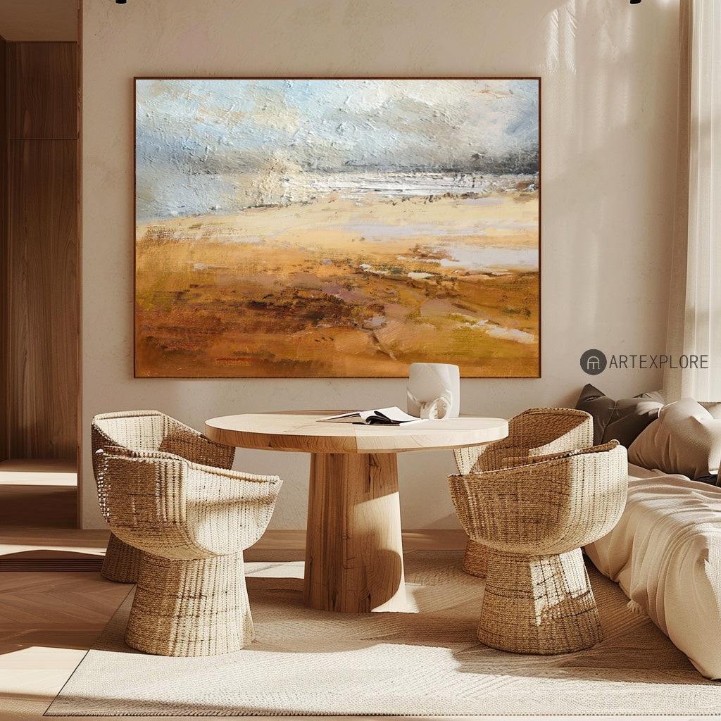 Modern Beach Painting #ABSH11