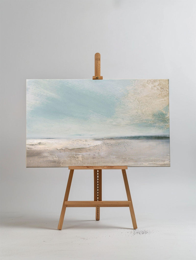 Abstract Beach Paintings On Canvas Modern Horizontal Beach Canvas Wall Art Fine Art Seascapes