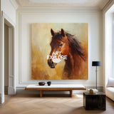Brown Horse Art #ANH71