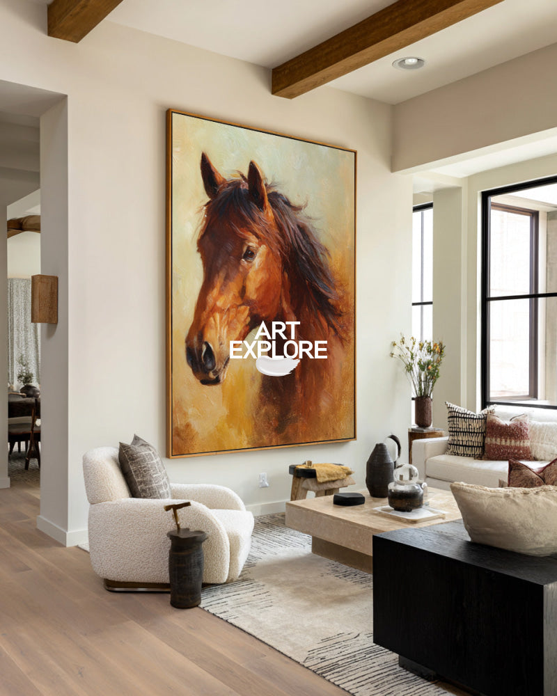 Horse Portrait Art #ANH66