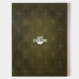 Dark Green Boho Wall Art, Large Minimalist Canvas Painting | ArtExplore