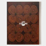 Large Brown Wabi-Sabi Wall Art, Minimalist Canvas for Modern Homes | ArtExplore