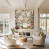 Modern Neutral Abstract Wall Art, Brown Textured Canvas for Hallway or Lounge – ArtExplore