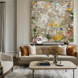 Brown Wabi-sabi Canvas Art #ABAS327 Abstract Art