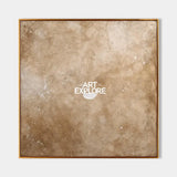 Textured Wabi-sabi Brown Minimalist Painting, Oversized Handmade Wall Art on Canvas – ArtExplore