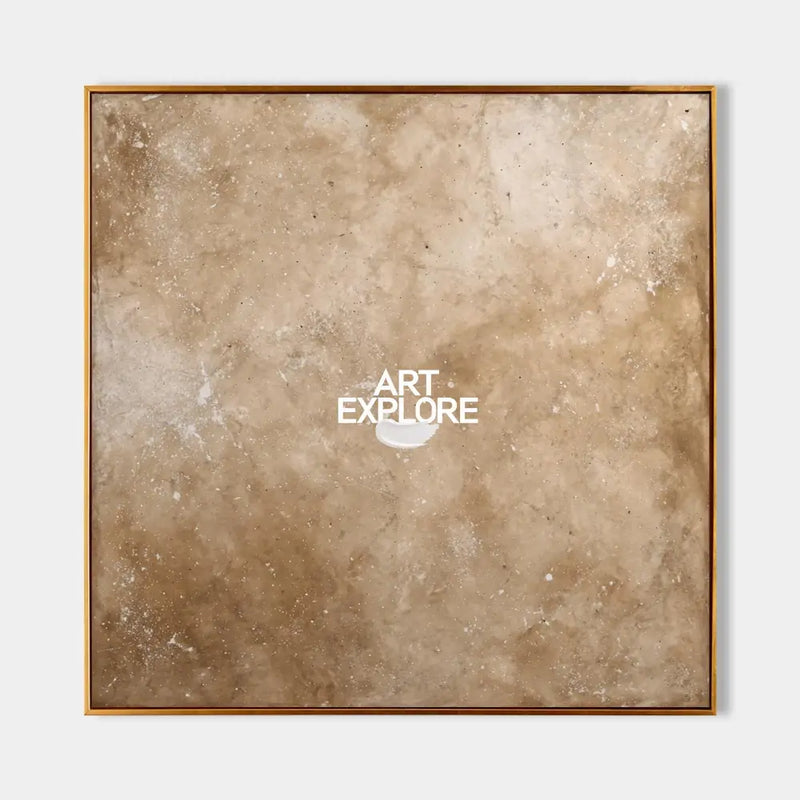 Textured Wabi-sabi Brown Minimalist Painting, Oversized Handmade Wall Art on Canvas – ArtExplore