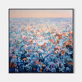 Blue Vibrant Abstract Art #ABAS401