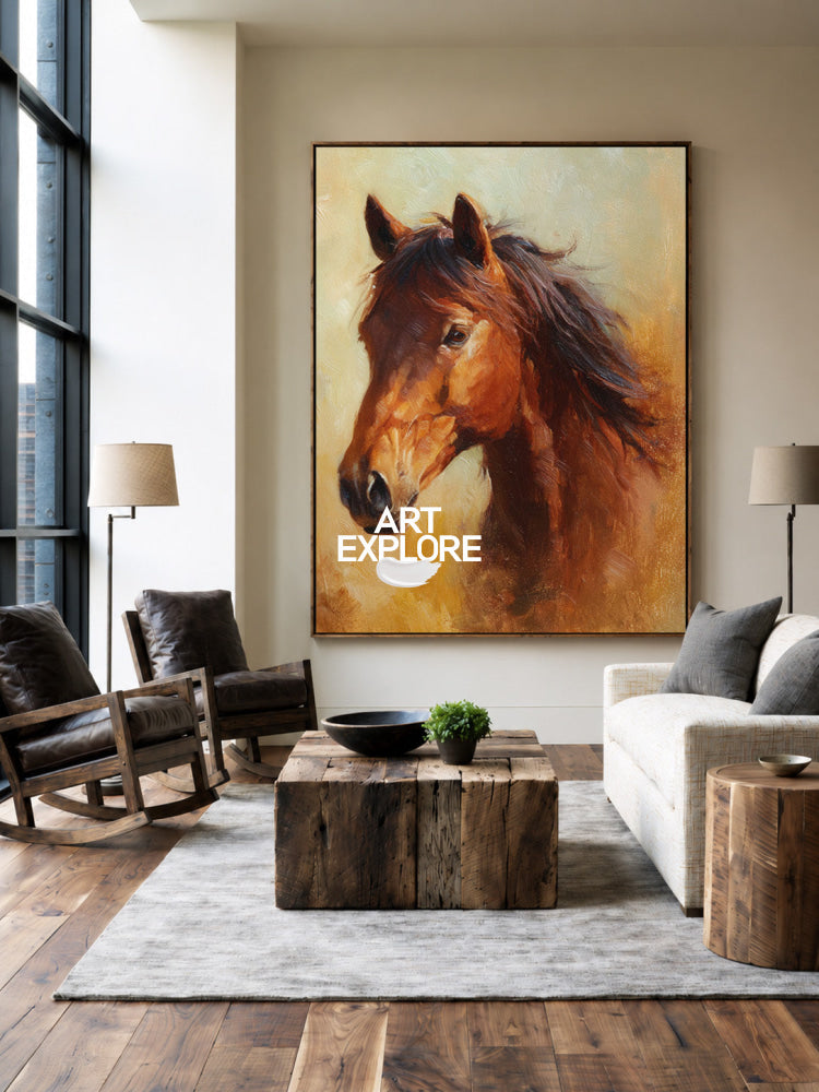 Horse Portrait Art #ANH66