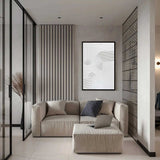 white minimalist painting abstract acrylic art white rich textured wall art canvas wall art for living room