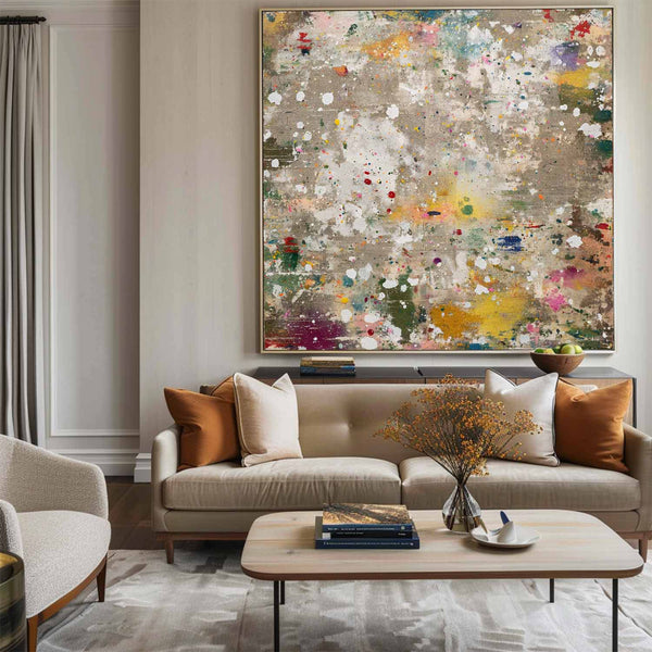 Brown Wabi-sabi Canvas Art #ABAS327