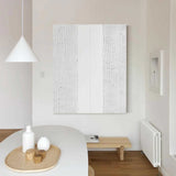 White Textured Painting 3D White Abstract Painting White 3D Minimalist Painting Large White Abstract Painting Modern abstract painting