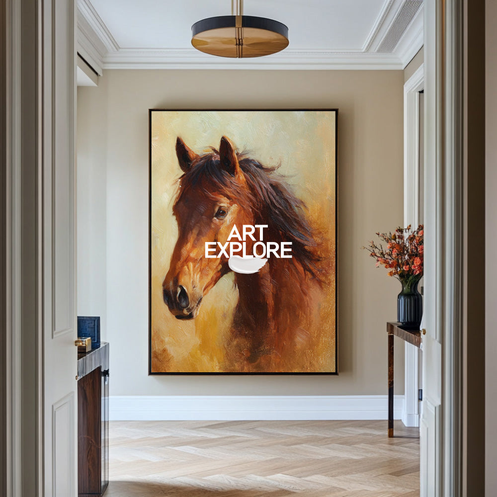 Horse Portrait Art #ANH66