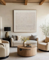 Beige Wabi Sabi Wall Art Beige Texture Wall Art Large Canvas Art Minimalist Wall Art For Livingroom
