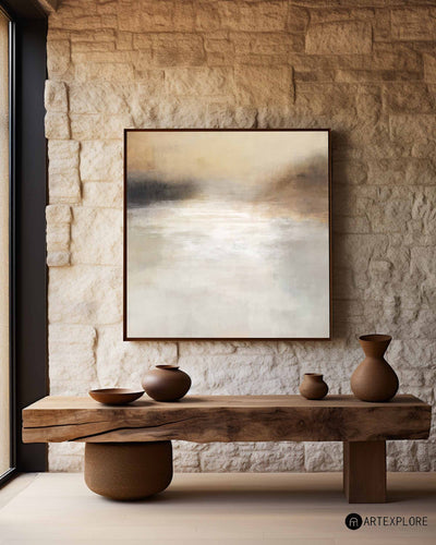 Oversize modern landscape painting european landscape paintings decorative painting for scandinavian interior