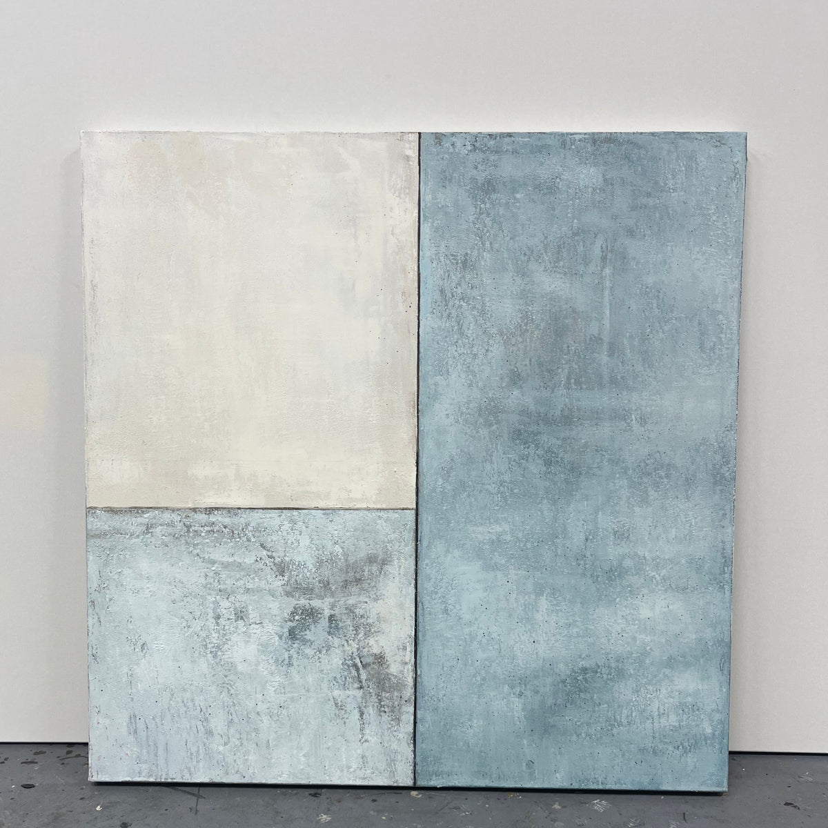 Modern Blue And White Abstract Art On Canvas Large Custom Blue Acrylic Canvas Paintings Modern Home Decor