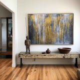 Extra Large Gray And Gold Wall Art Oversized Wall Art For Living RoomExtra Large Gray And Gold Wall Art Oversized Wall Art For Living Room