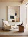 Modern Black And Beige Abstract Canvas Wall Art Earth Tone Minimalist Art Minimalist Painting 