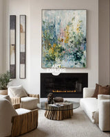 Vibrant Flower Oil Painting | Handmade Vertical Canvas Artwork | ArtExplore