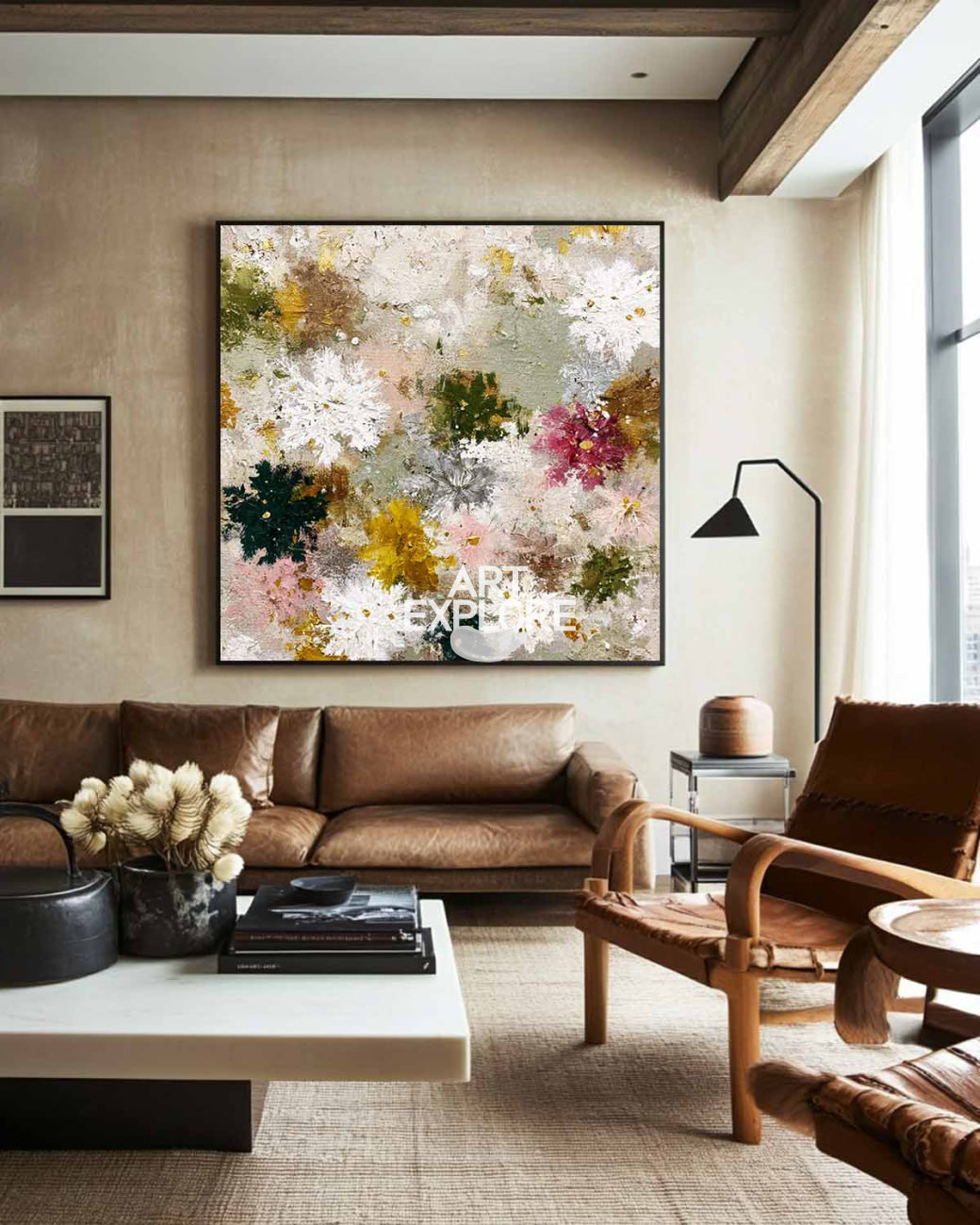 Floral Abstract Wall Art #ABAS376