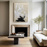 Modern Heavy Textured Painting Large Beige Abstract Wall Art Acrylic Painting For Livingroom