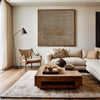 Wabi-sabi Brown Abstract Wall Art Large 3D Texture Canvas Art Modern Minimalist Wall Art