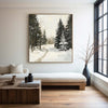 Winter landscape wall art Large texture wall paintings Winter artwork Textured art for sale