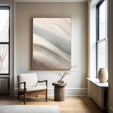 Abstract Grey Canvas Painting Large Original Acrylic Abstract Canvas Art Modern Abstract Painting 