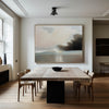 Modern Landscape Art Beige Landscape Canvas Painting Office Framed On Canvas Landscape painting