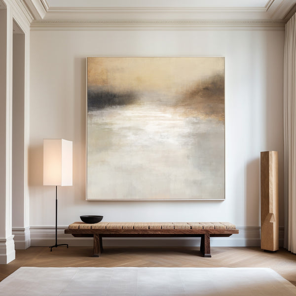 Oversize modern landscape painting european landscape paintings decorative painting for scandinavian interior