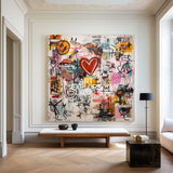 Modern Graffiti Texture Painting #ABAS316