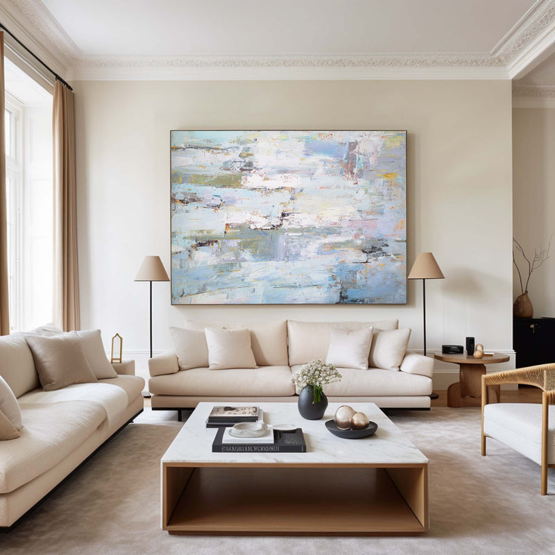 Large Modern Abstract Painting Extra Large Wall Art For Living Room