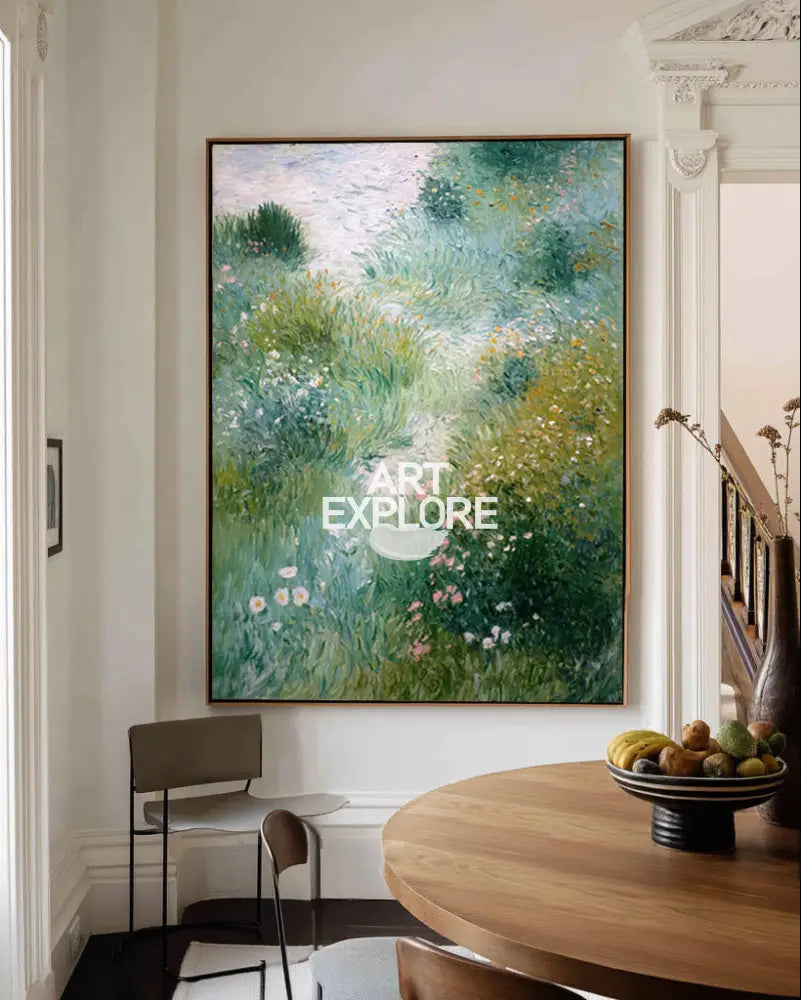 Tranquil Nature Scene Oil Painting | Handmade Canvas for Modern Homes | ArtExplore