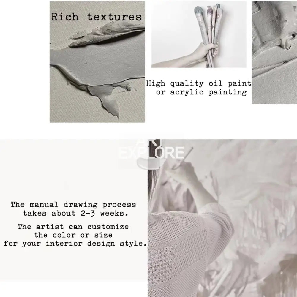 Green Landscape Art #ABAV638 Abstract Art