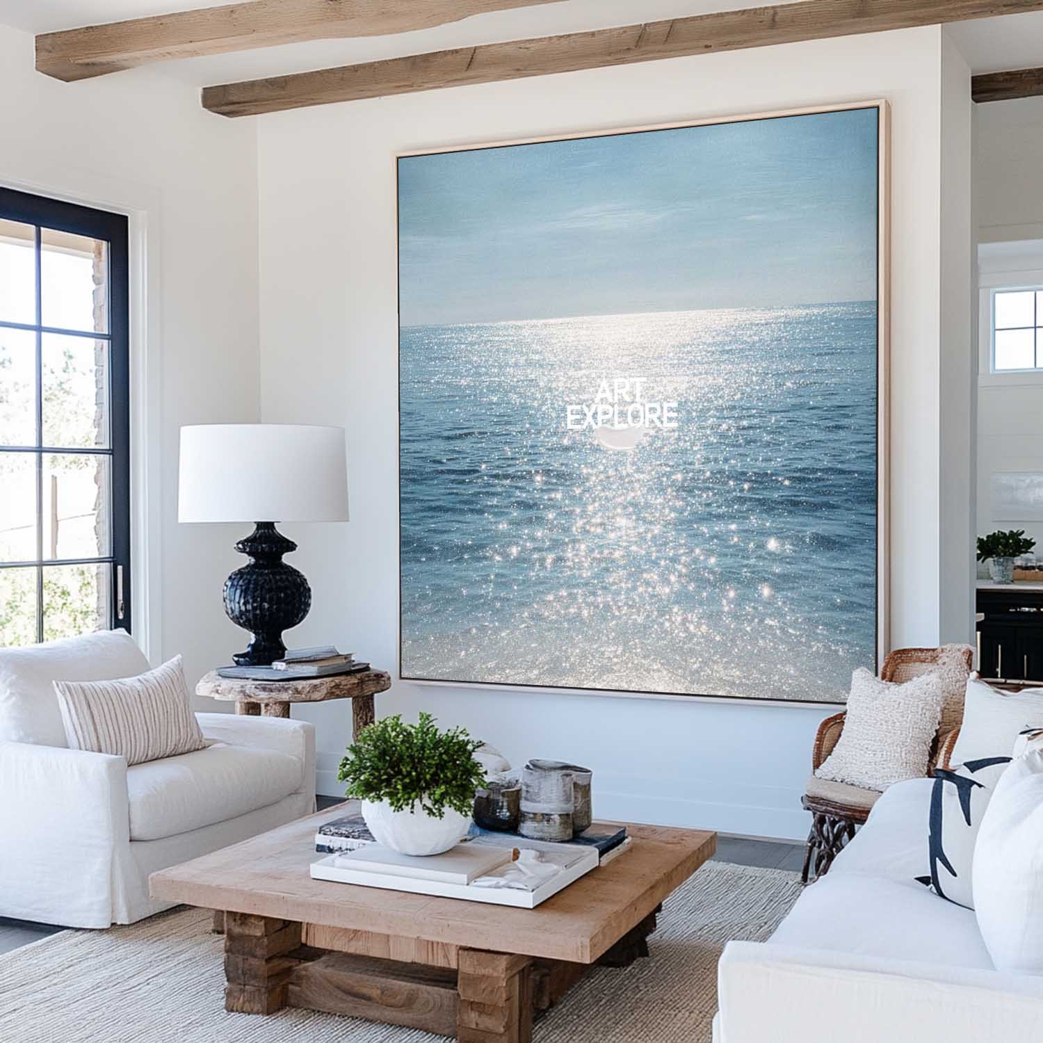 Ocean Blue Wall Art #ABAS338