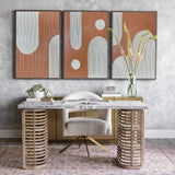 3D Colorful Rich Textured Abstract Art Minimalist Art Large Abstract Modern Minimal Wall Art For Sale