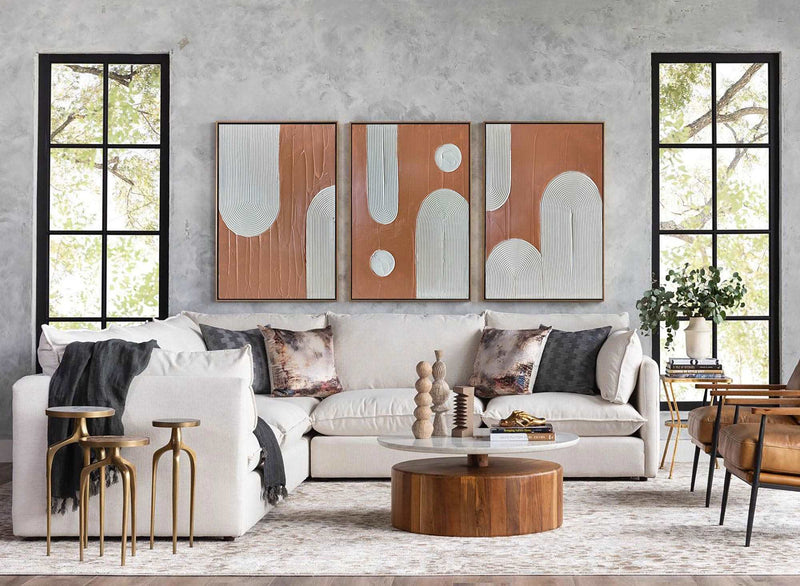 3D Colorful Rich Textured Abstract Art Minimalist Art Large Abstract Modern Minimal Wall Art For Sale
