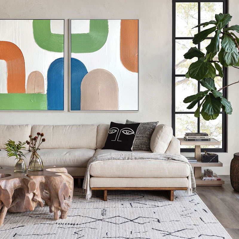 3D Colorful Rich Textured Abstract Art Minimalist Art Large Abstract Modern Minimal Wall Art For Sale