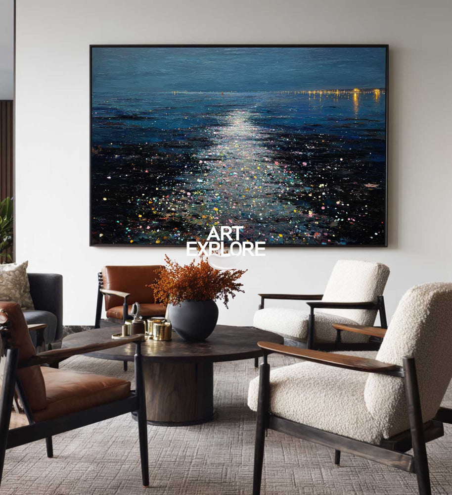 Night Seascape Art #ABSH73