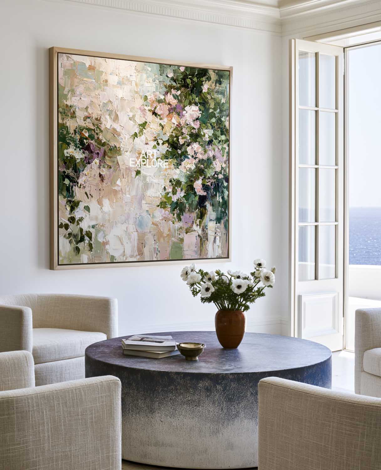 Floral Abstract Wall Art #ABAS356