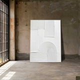white minimalist wall art abstract art for sale large canvas art for living room