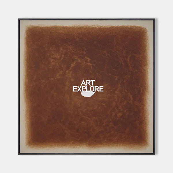 Wabi-sabi Brown Wall Art Large Pure Brown Textured Wall Art Brown Minimalist Art Livingroom Painting