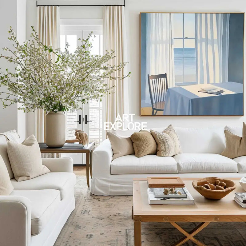 Beautiful Room Space Art Canvas Painting Minimalist Painting American Art For Livingroom