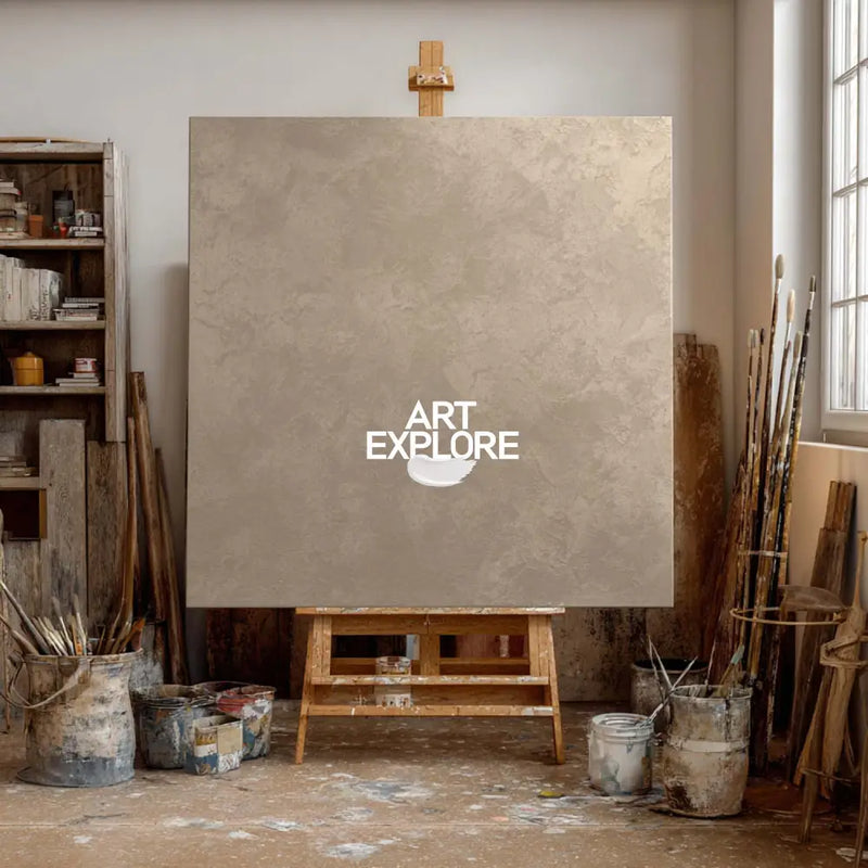 Hand-Painted Vertical Wabi-Sabi Canvas for Serene Dining Rooms | ArtExplore