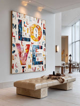 Modern Love Abstract Art #ABAV683