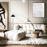 white abstract acrylic painting large canvas art for living room abstract art for sale