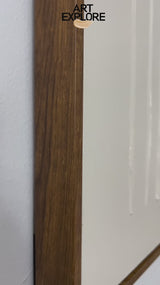 Wabi-sabi Beige Wall Art Beige Textured Painting Large Minimalist Plaster Wall Art For Livingroom