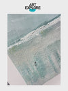 Large Green Wabi-Sabi Canvas for Living Room | Modern Handmade Wall Art | ArtExplore