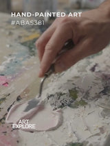 Sage Green Abstract Art #ABAS381