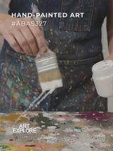 Brown Wabi-sabi Canvas Art #ABAS327